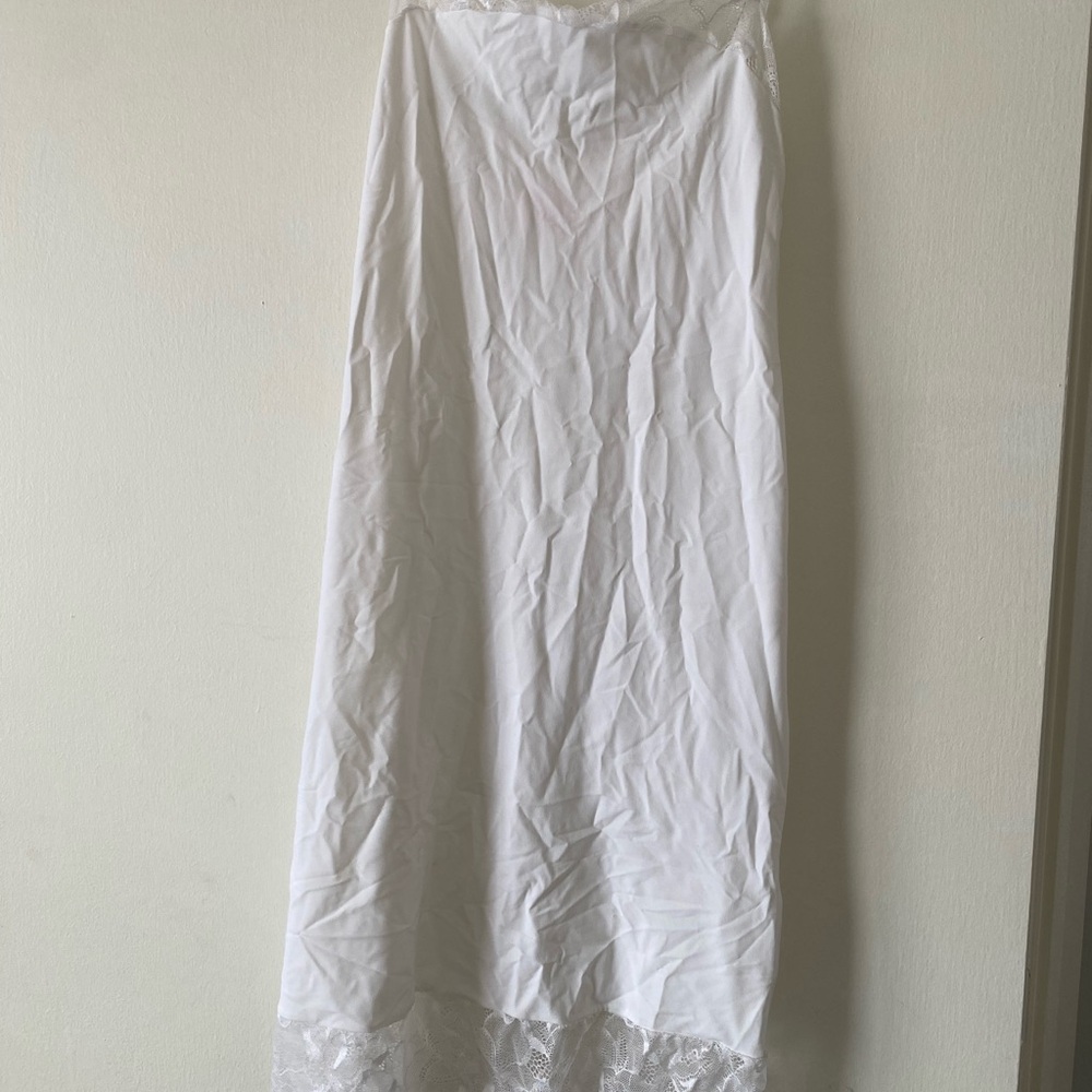 Commando White Lace slip